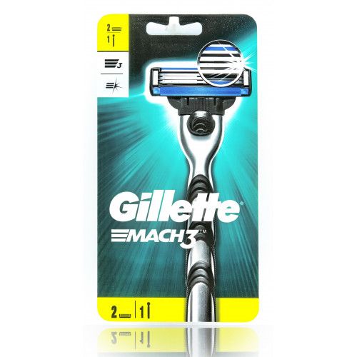 Gillette machine Mach 3 (Machine + 2 cassettes)